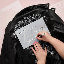 Load image into Gallery viewer, Bride To Be Stencil Set 4 Pack - Growing Fond