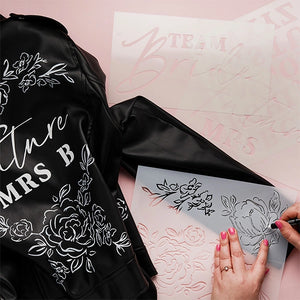 Bride To Be Stencil Set 4 Pack - Growing Fond