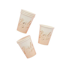 Load image into Gallery viewer, Bride To Be Paper Cups 8 Pack - Growing Fond