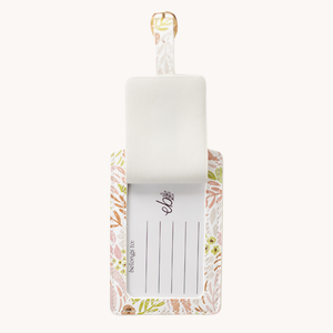 Limelight Floral Luggage Tag - Growing Fond