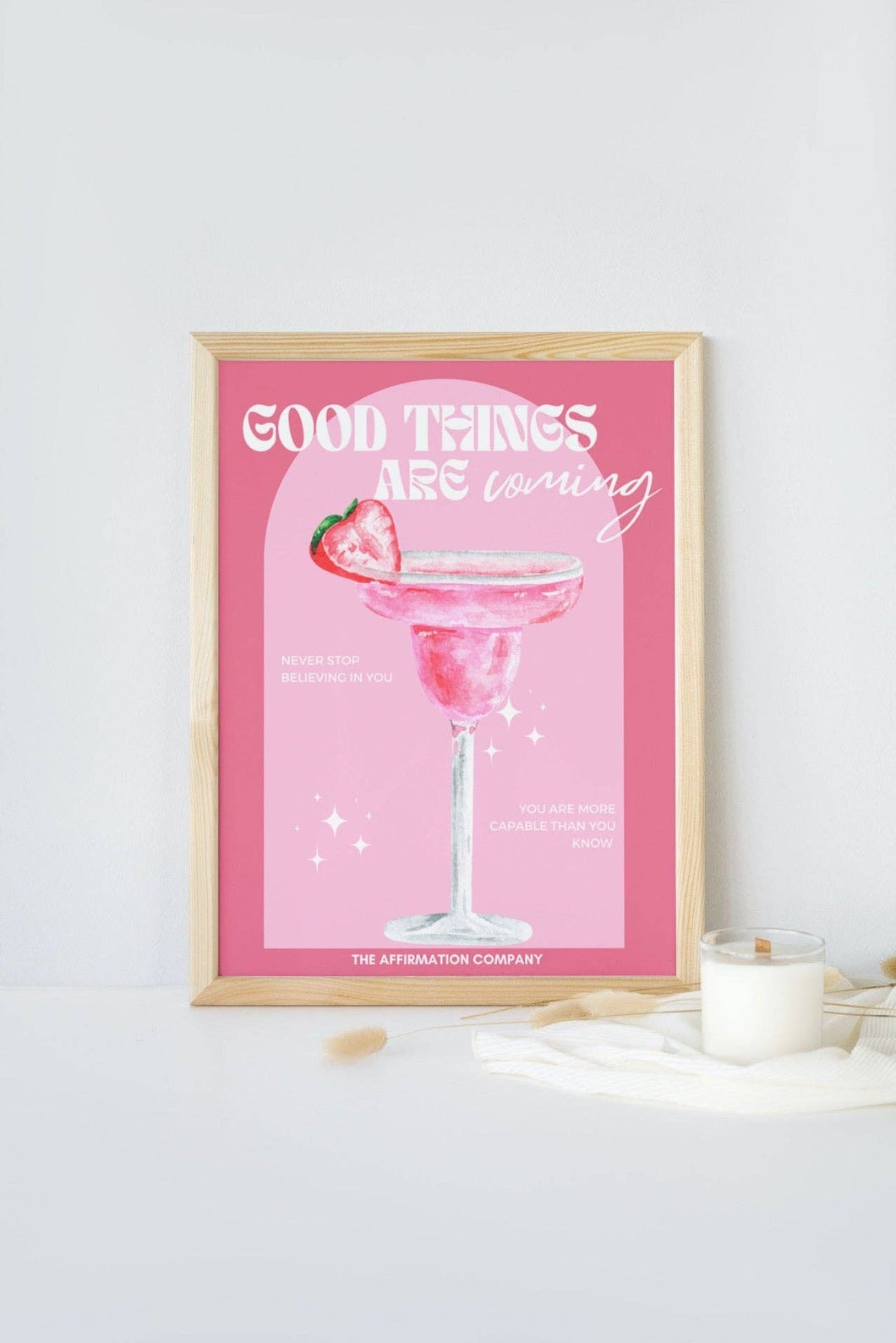 Good Things Cocktail Print - Growing Fond