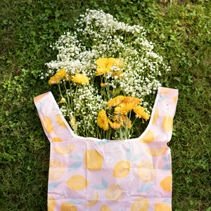 Painted Lemons Reusable Bag - Growing Fond