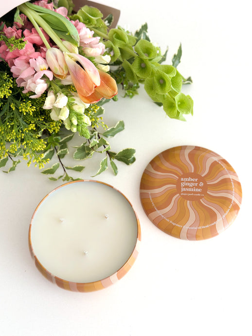 Groovy Swirl Tin Candle - Growing Fond