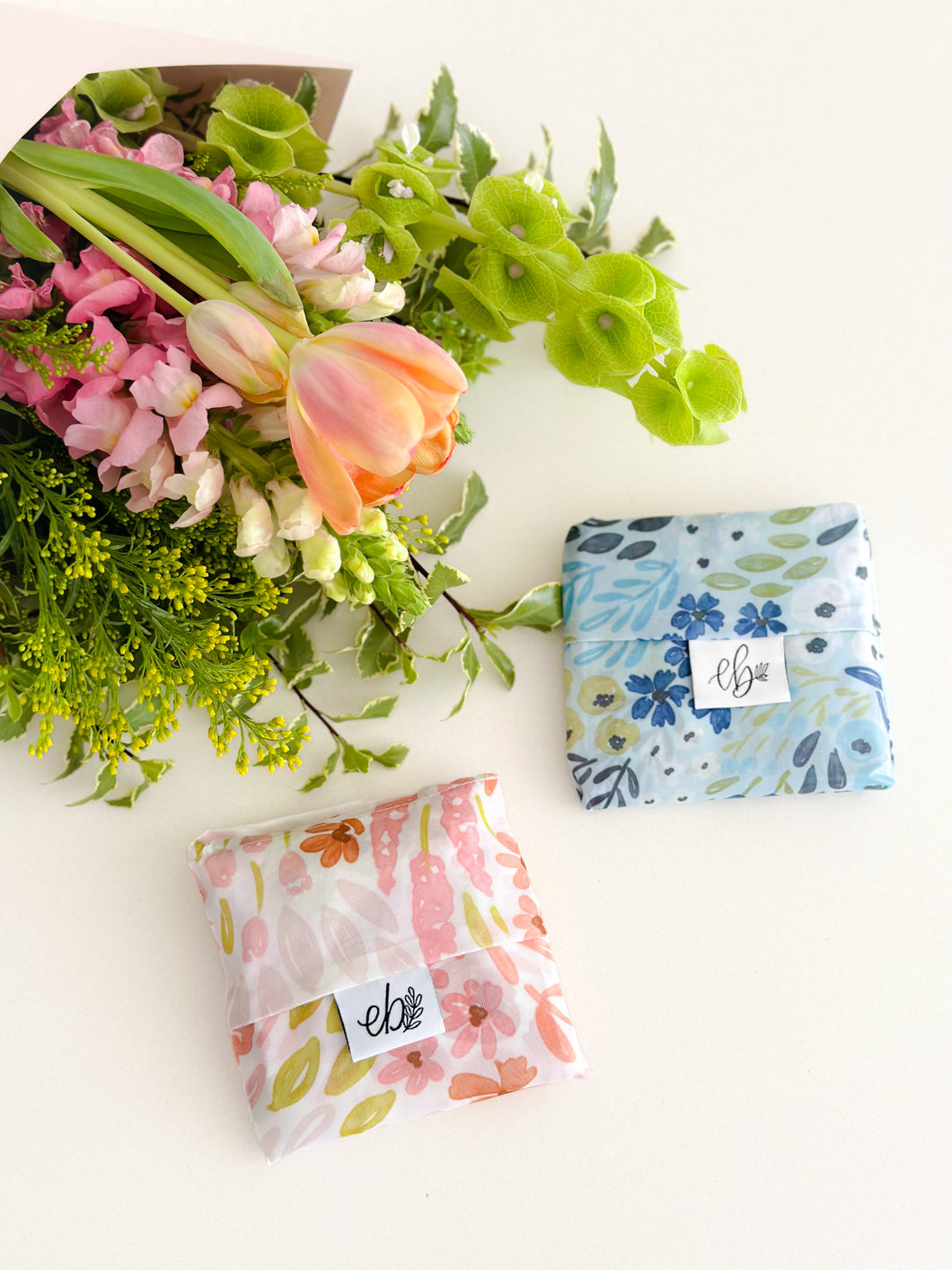 Waterfall Floral Reusable Bag - Growing Fond
