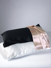 Load image into Gallery viewer, Twin Set 100% 6A Grade Silk Pillowcases - Queen Size - Growing Fond