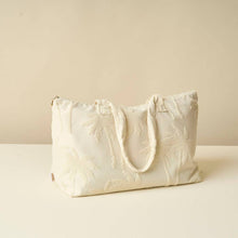 Load image into Gallery viewer, Terry Tote-Cream Palm - Growing Fond