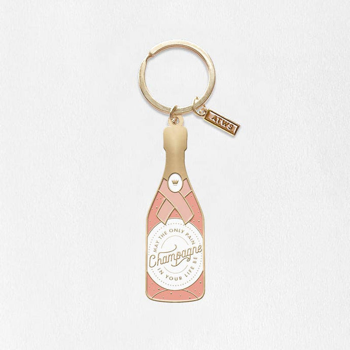 Champagne keychain
