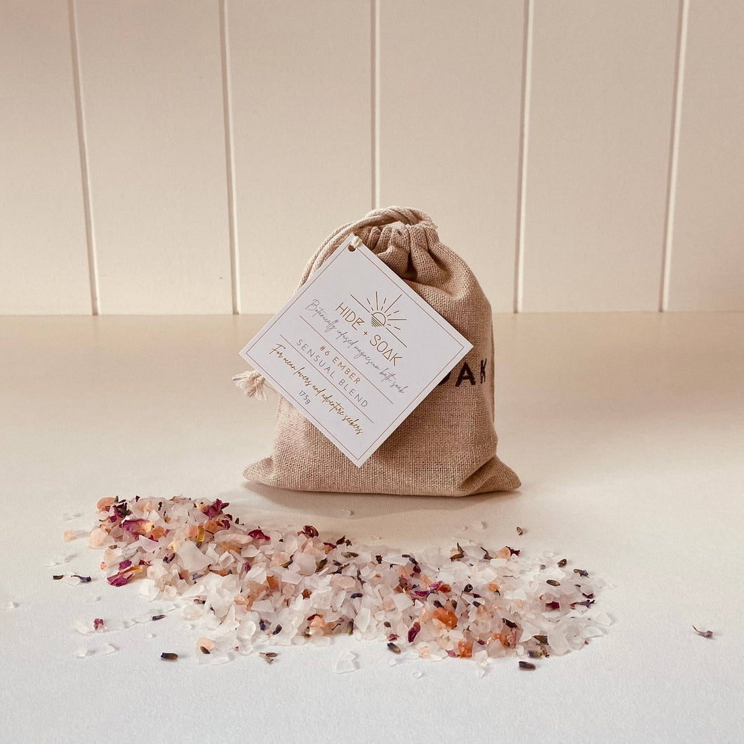 #6 Ember // Sensual Blend Bath Salts Soak - Growing Fond