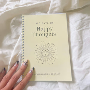 100 Days Of Happy Thoughts Journal - Growing Fond