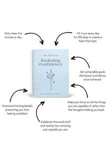 100 Days Of Radiating Confidence Journal - Growing Fond