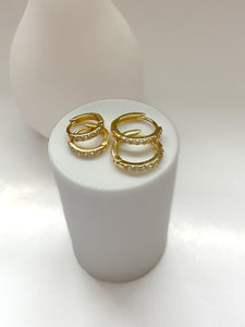 Ines Earrings - 7mm Gold - Growing Fond