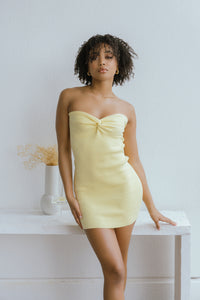 Seychelles Knit Mini Dress - Butter - Growing Fond