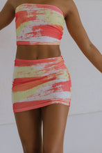 Load image into Gallery viewer, Miya Printed Mesh Mini Skirt - Growing Fond