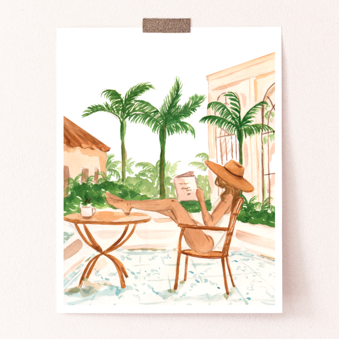 Vacation Mode II Art Print - Growing Fond