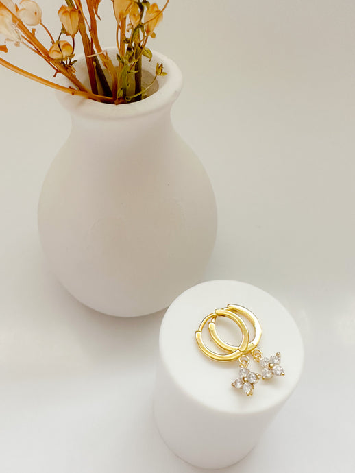 Denielle Earrings - Gold - Growing Fond