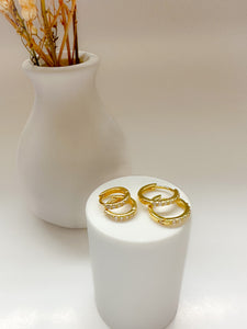 Ines Earrings - 7mm Gold - Growing Fond