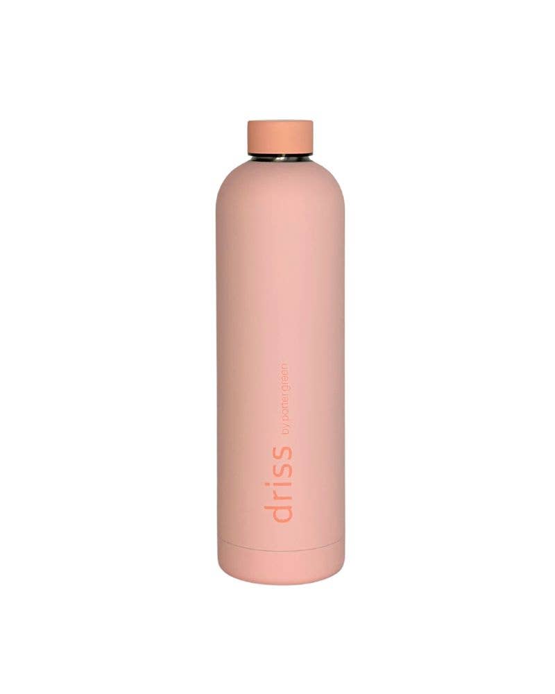 Peach + Petal Insulated Stainless Steel Water Bottle 1L - Growing Fond