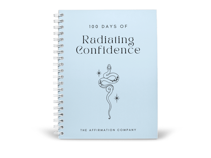 100 Days Of Radiating Confidence Journal - Growing Fond