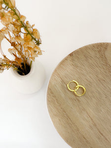 Ines Earrings - 9mm Gold - Growing Fond