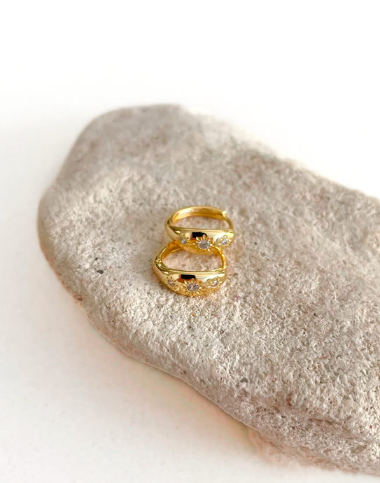 Starlight Earrings - Gold - Growing Fond