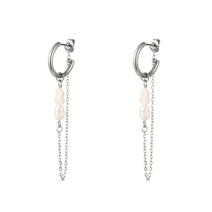 Amalfi Earrings - Silver - Growing Fond