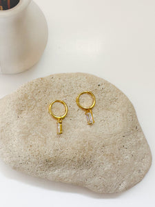 Evelyn Earrings - White - Growing Fond