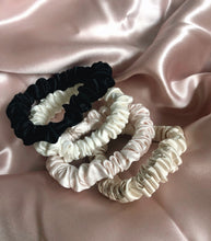 Load image into Gallery viewer, 100% Mulberry Silk Scrunchie - Small Mixed Colour Pack - Growing Fond