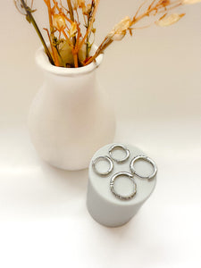 Ines Earrings - 9mm Silver - Growing Fond