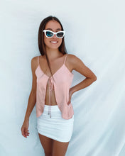 Load image into Gallery viewer, LUXE SILK Amore Top - Pink - Growing Fond