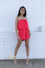 Load image into Gallery viewer, Fierce Playsuit - Dark coral red - Growing Fond