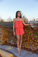 Load image into Gallery viewer, Fierce Playsuit - Dark coral red - Growing Fond