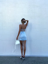 Load image into Gallery viewer, Moonlight Mini Dress - Light Blue - Growing Fond