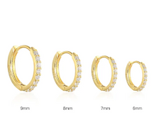 Load image into Gallery viewer, Ines Earrings - 7mm Gold - Growing Fond