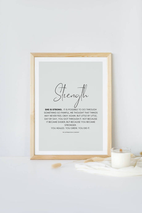 Strength Print - Growing Fond