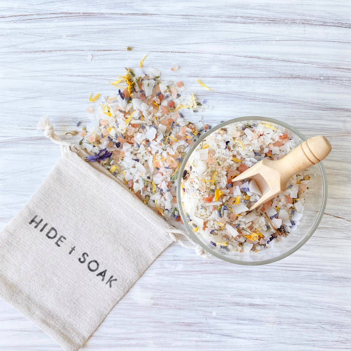 #3 Indigo // Sleep Support Bath Salts Soak - Growing Fond